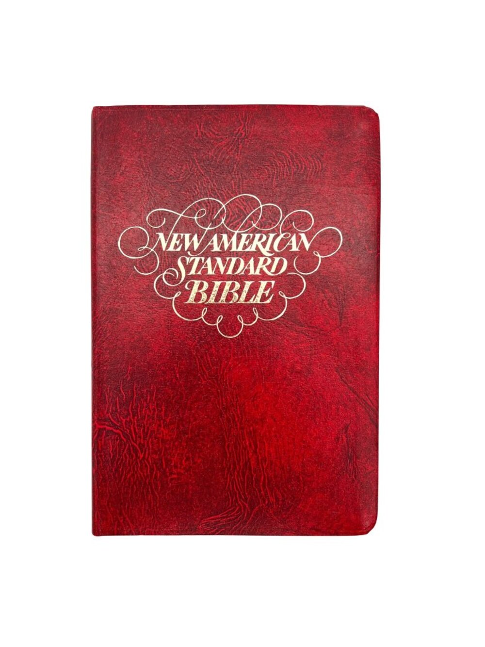New American Standard Bible Collins 1972 Red Faux Leather Hardcover Illustrated
